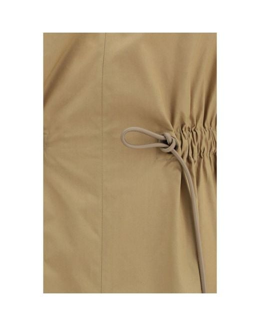 Max Mara Natural Beige Cotton Casual Dress