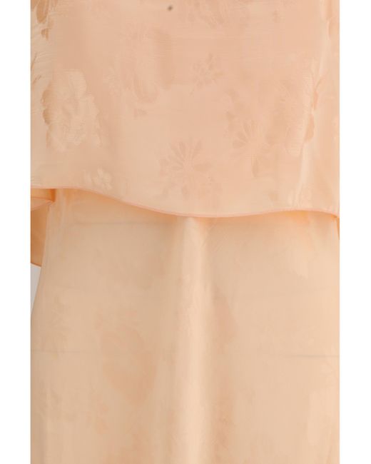 Forte_forte Natural Bouquet Jacquard Long Dress Viscose