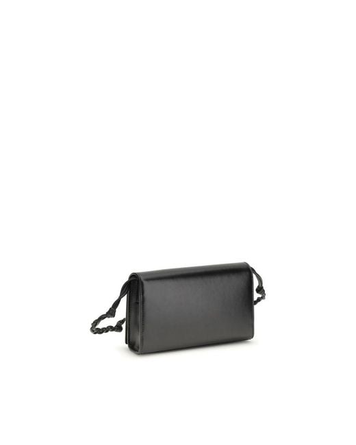 Jil Sander Black Calf Leather Bos Taurus Wallet