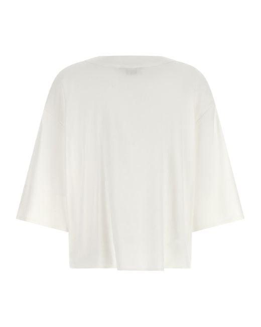 Max Mara White Linen Blouse