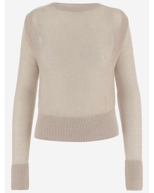 Sa Su Phi Natural Cashmere Crew Neck Sweater