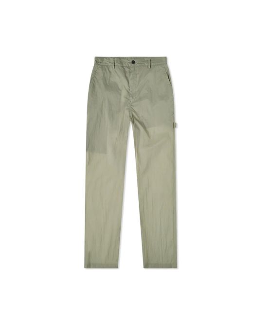 Moncler Genius Green Hot Lightweight Cady Trousers for men