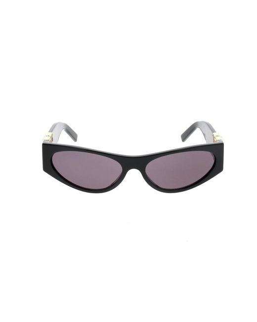 Givenchy Black Oval-frame Sunglasses