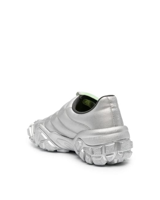 Acne Gray Bolzter Football Low-Top Sneakers for men