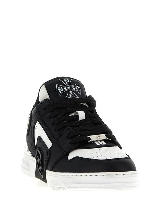 Philipp Plein Black Phantom Kicks Sneakers for men
