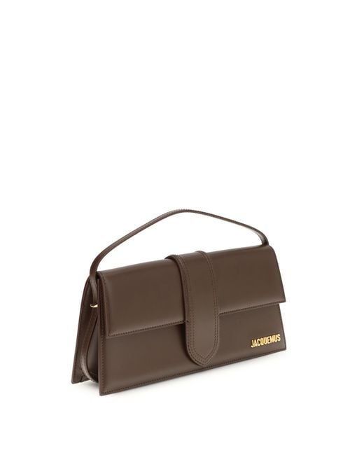 Jacquemus Brown Le Bambino Long Handbag Calf Leather Bos Taurus Shoulder Bags