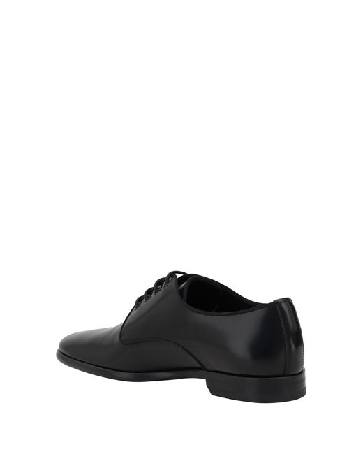 Dolce & Gabbana Black Lace-Up Shoes