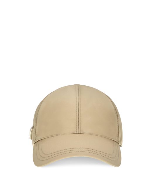 Prada Natural Baseball Cap Polyamide Hat for men