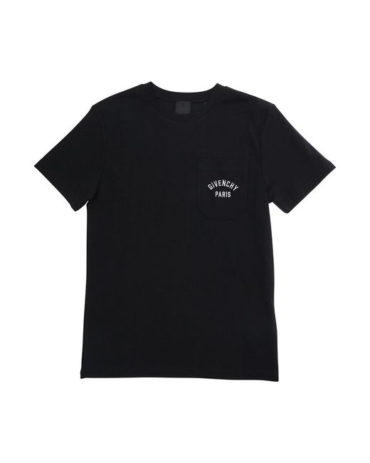 Givenchy Black T-Shirt Kids Cotton T-Shirts for men