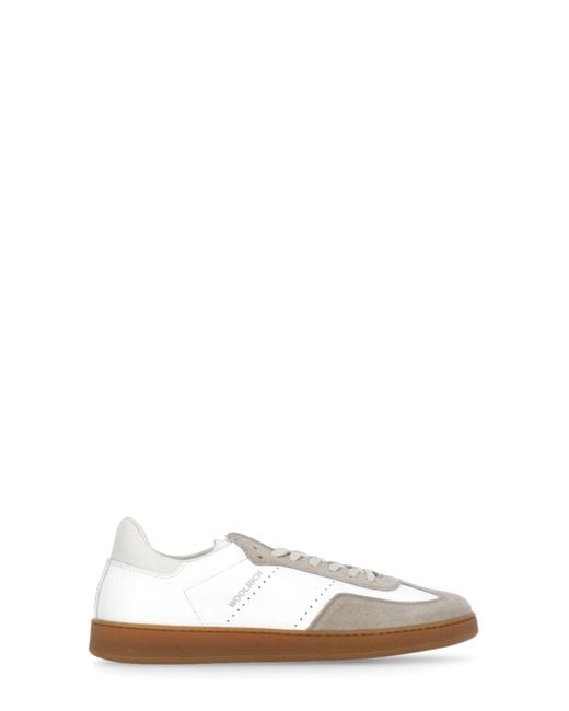 Woolrich White Swing Court Sneakers for men