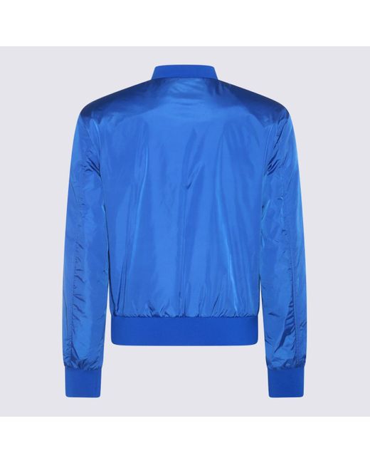 Dolce & Gabbana Blue Casual Jacket for men
