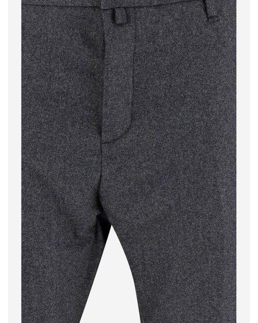 Jacob Cohen Gray Stretch Wool Trousers for men