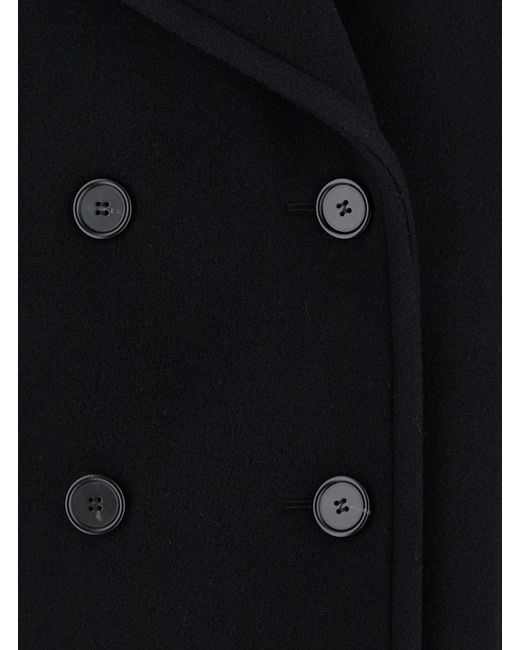 Chloé Black Ma96 Wool Polyamide Outerwear