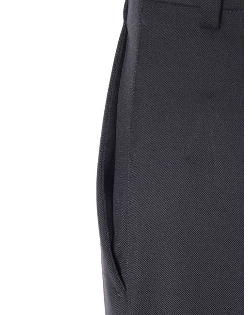 P.A.R.O.S.H. Blue Long Skirt Virgin Wool Elastane
