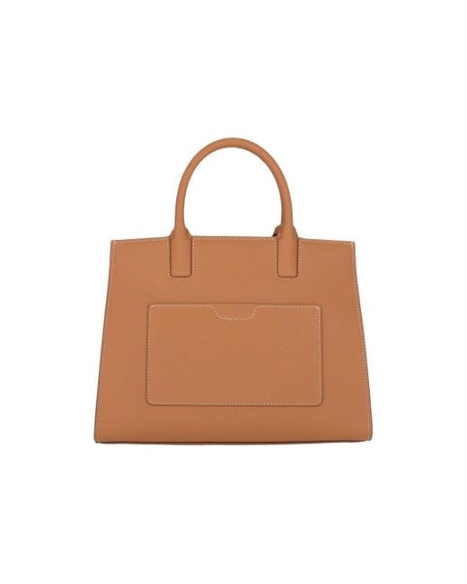 Burberry Brown Mini Frances Top Handle Bag