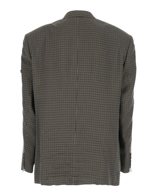 Balenciaga Gray Jacket, Lyocell Blazers for men