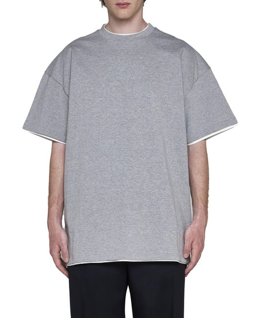 Jil Sander Gray T-Shirts And Polos for men