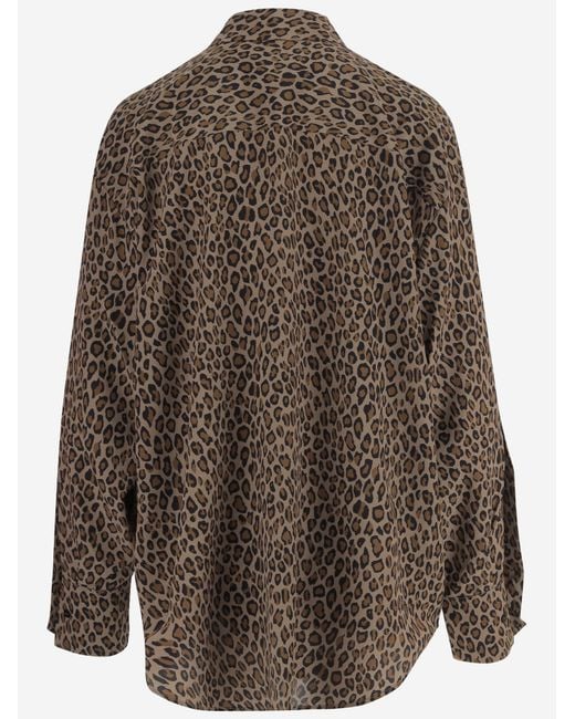 Sa Su Phi Brown Silk Shirt