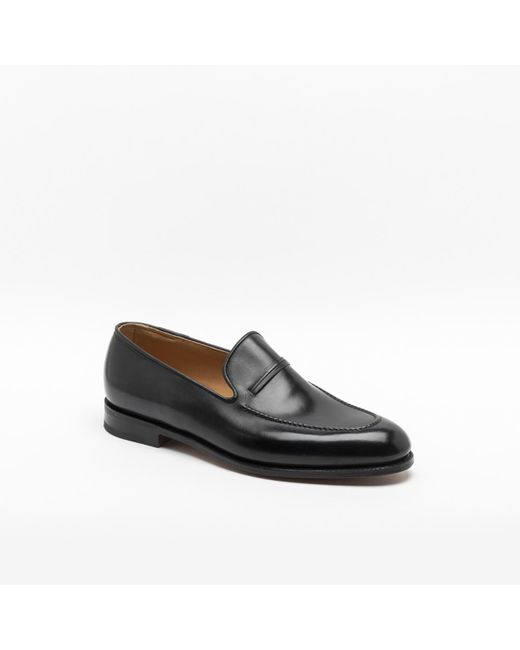 John Lobb Amble Black Museum Calf Loafer for Men | Lyst