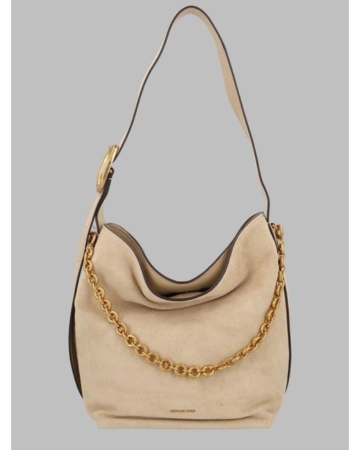 MICHAEL Michael Kors Natural Bucket Tote Bag Nolita Leather Shoulder