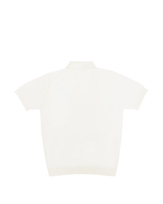 FILIPPO DE LAURENTIIS White Polo Shirt for men