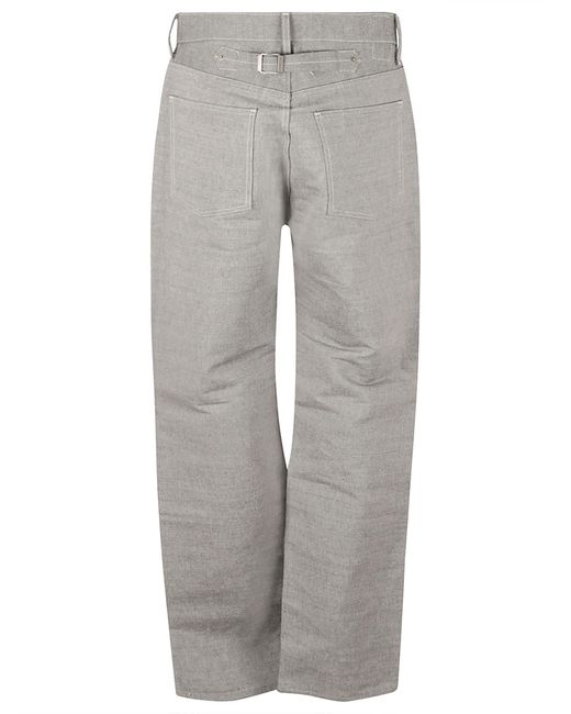 Maison Margiela Gray Straight Leg 5 Pockets Jeans for men