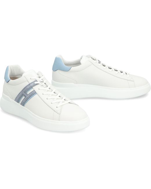 Hogan White H580 Low-Top Sneakers for men