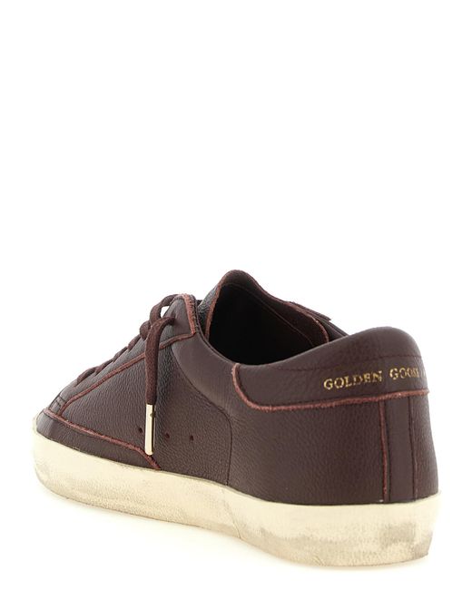 Golden Goose Deluxe Brand Brown Cowhide Low Top Sneakers for men