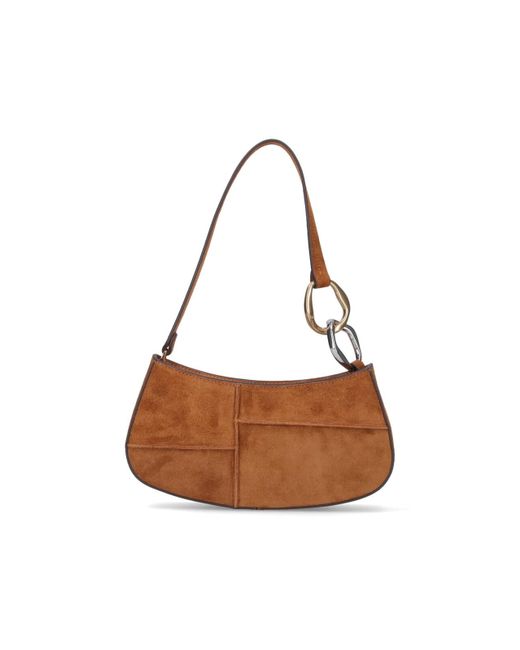 Staud White Ollie Shoulder Bag