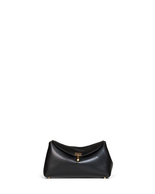 Totême White Clutch Bag Mini T-Lock