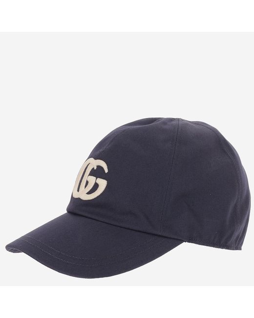 Gucci Blue Baseball Cap Cotton Hat for men