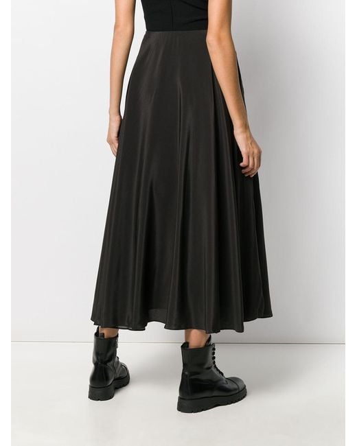 Valentino Black X Undercover Print Pleated Skirt
