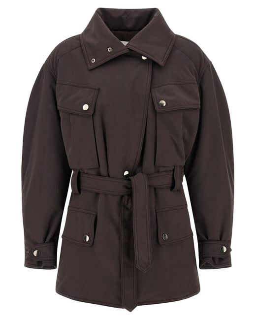 ANDAMANE Black Xandra Jacket Polyester Down Jacket, Parka, Casual