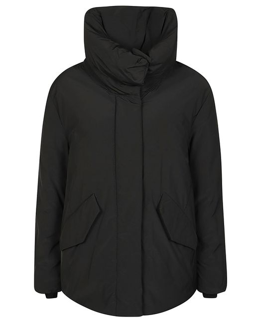 Woolrich Black Coats & Jackets