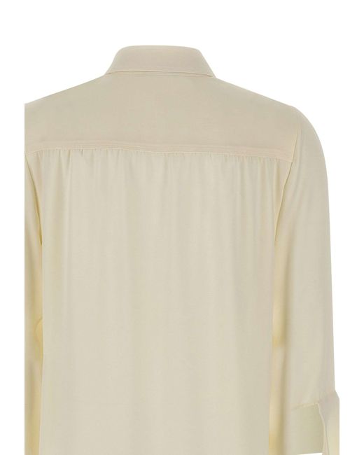 Liu Jo White Crepe Shirt