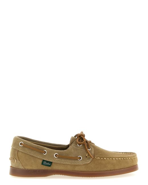Paraboot Brown 'Barth' Boat Shoe for men