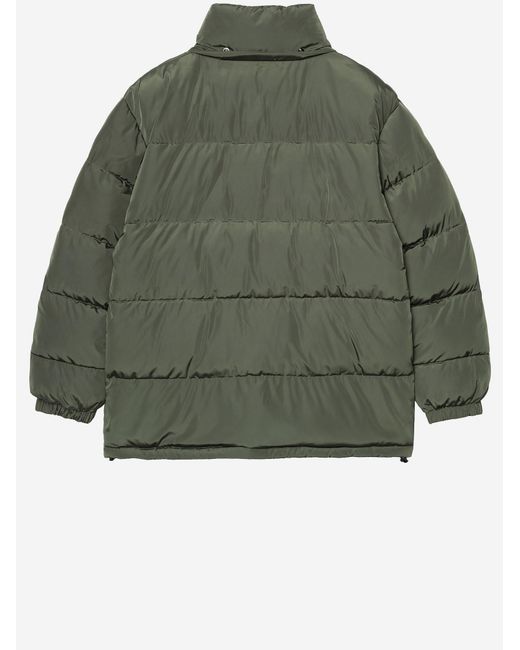 Carhartt Green Padded Nylon Jacket With Hood for men