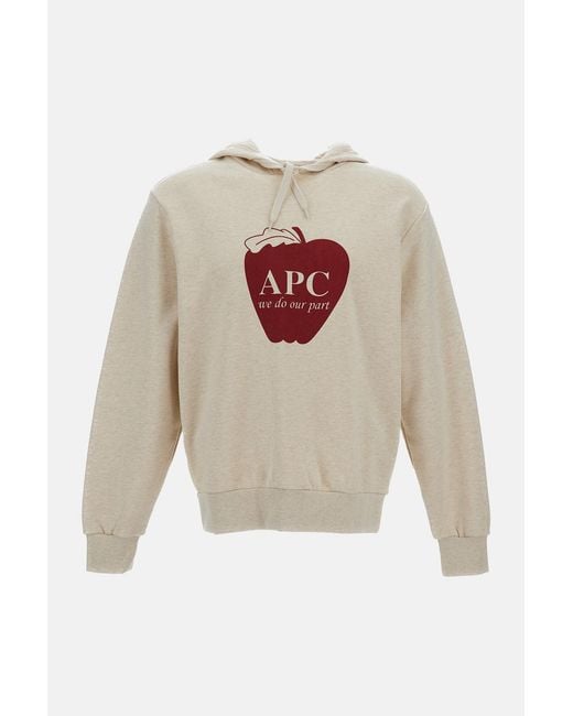 A.P.C. White Sweaters for men