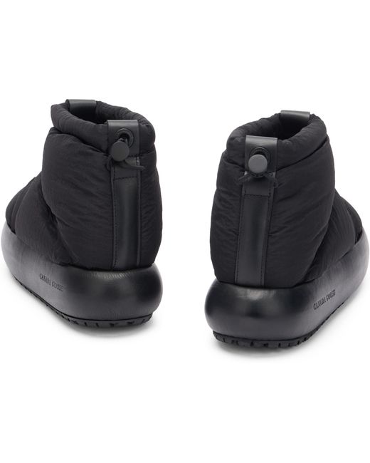 Canada Goose Black Padded Boots Piper Polyamide/Nylon