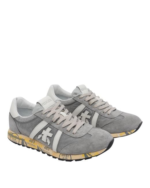 Premiata Gray Sneakers for men