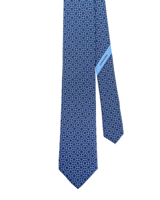 Ferragamo Blue Tie for men