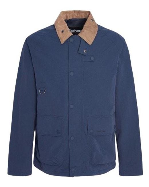 Barbour Blue Utility Spey Showerproof Jacket for men