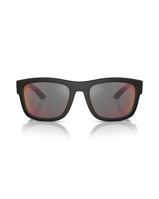 Prada Linea Rossa Brown Sunglasses for men