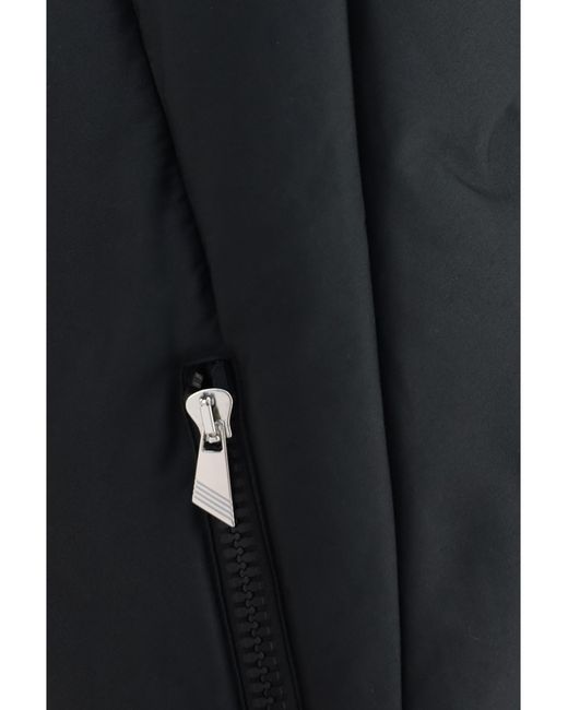 The Attico Black Puffer Jacket Cotton Blend Outer