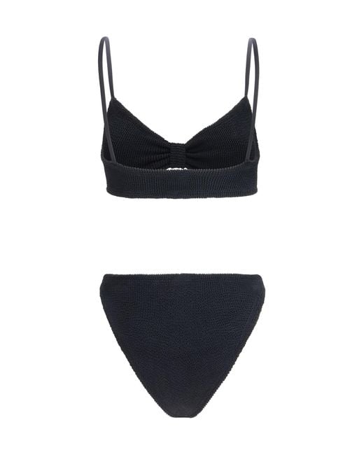 Hunza G Black Alicia Bikini Polyamide; Elastane Swimwear