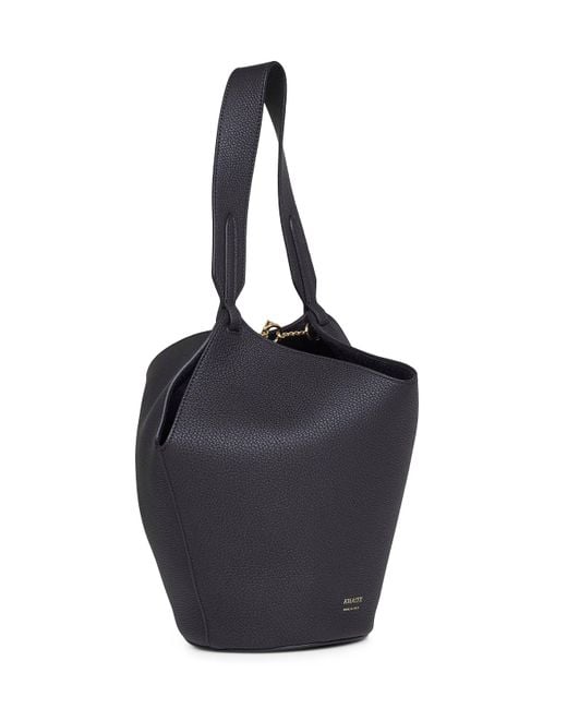 Khaite Blue Mini Lotus Tote Bag