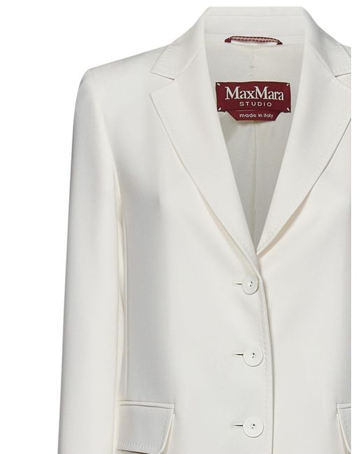 Max Mara Studio White Suit