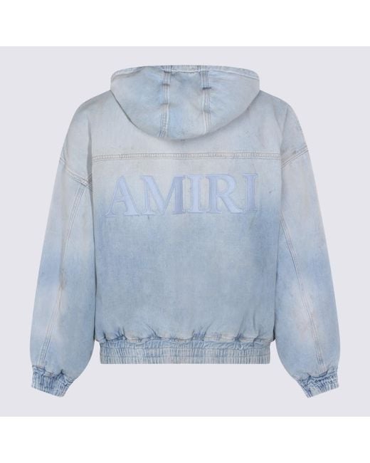 Amiri Blue Cotton Denim Jacket for men