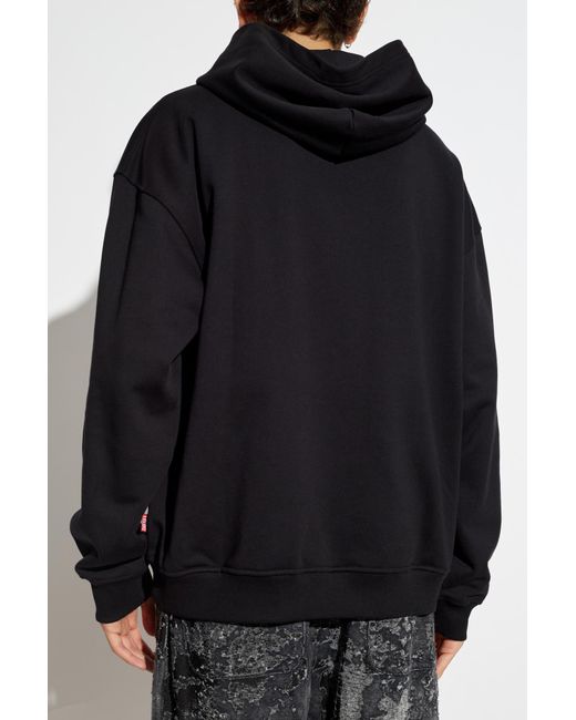 DIESEL Blue Hoodie S-Boxt-Hood-S1 for men