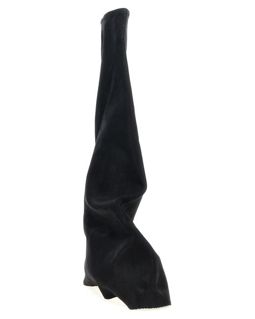Rick Owens Black 'Fetish' Boots